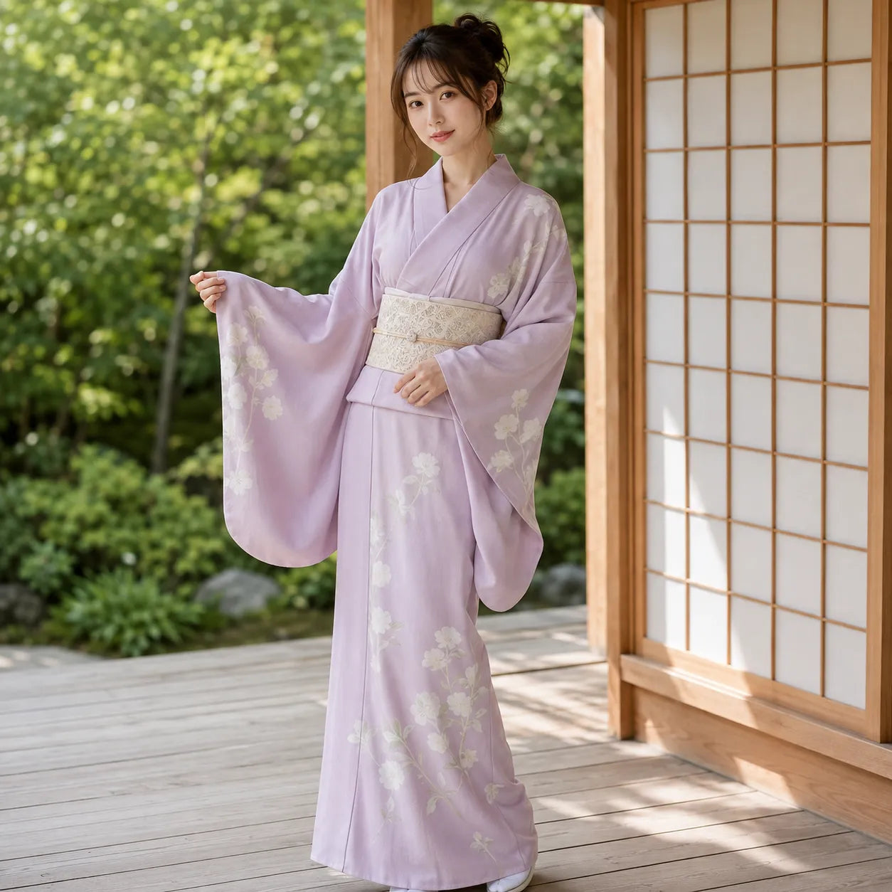 Kimono Japonais Violette
