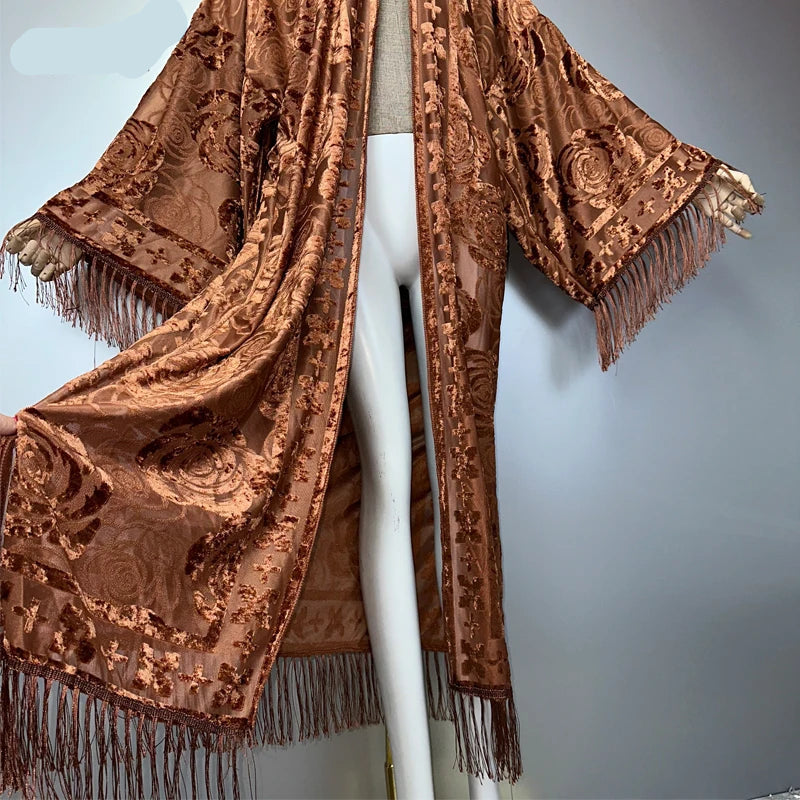 Kimono Long Bohème chic