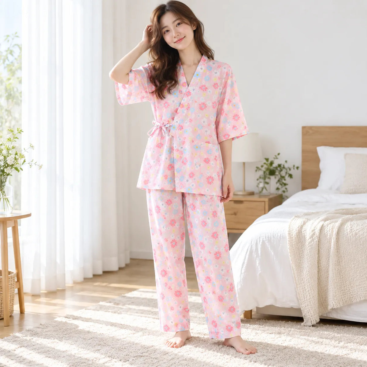 Kimono Pyjama Rose