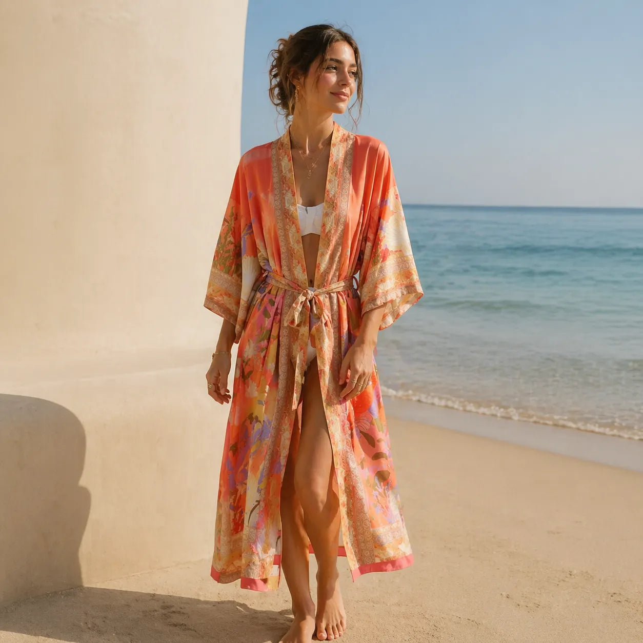 Kimono de Plage Boho Ample