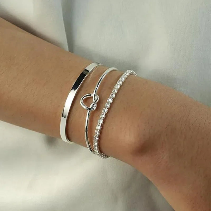 Lot de Bracelets Minimaliste Modernes
