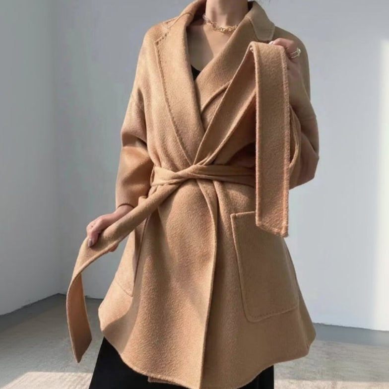 Manteau Camel Femme Laine Stylé