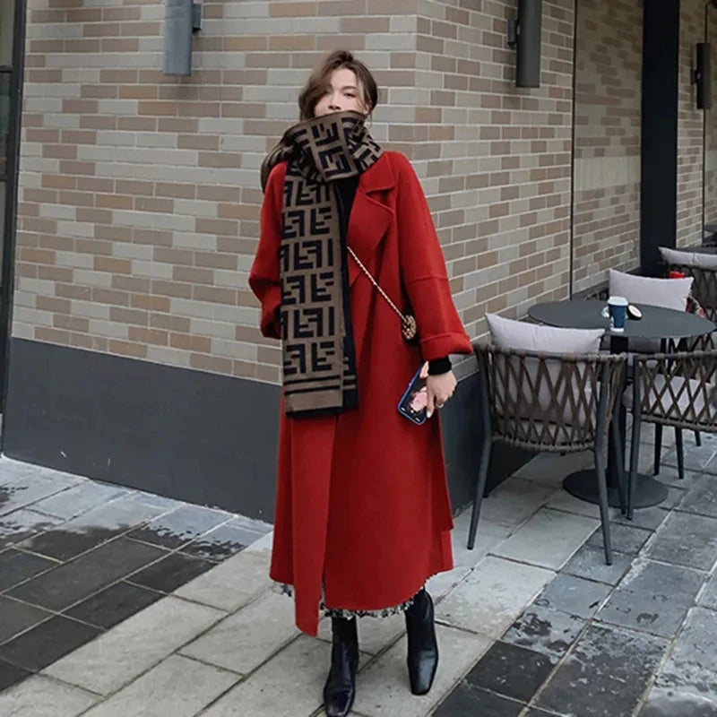 Manteau Kimono Rouge Design