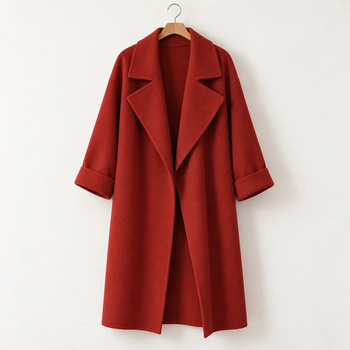 Manteau Kimono Rouge Design Stylé