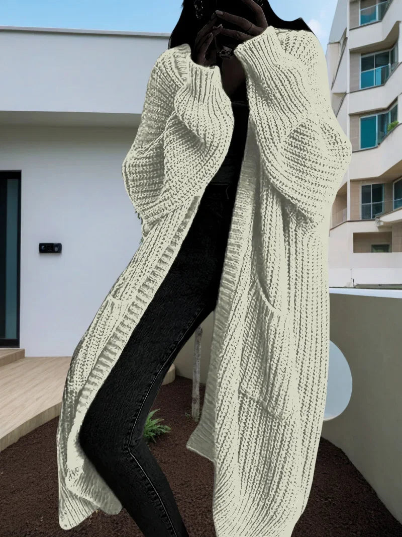 Manteau Kimono Tricoté Stylé