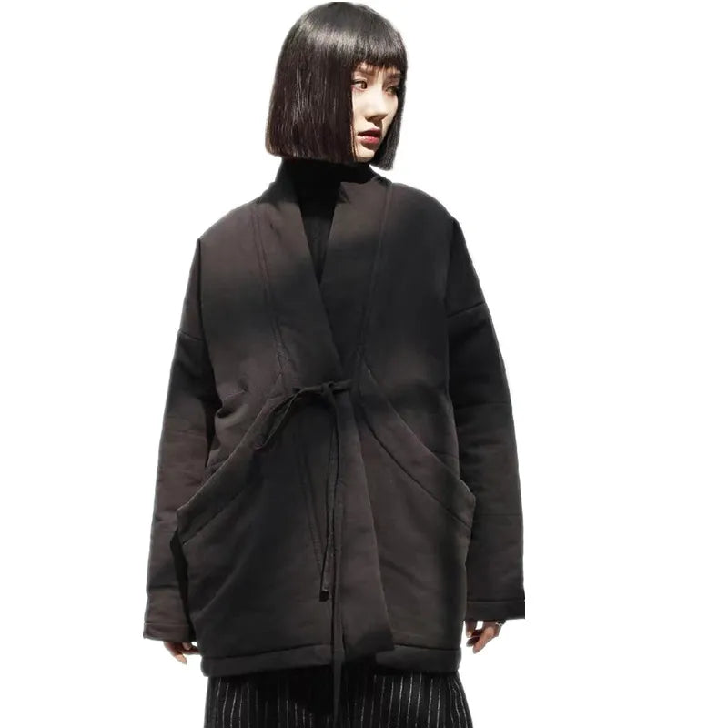 Manteau Kimono Vintage Épais Cool