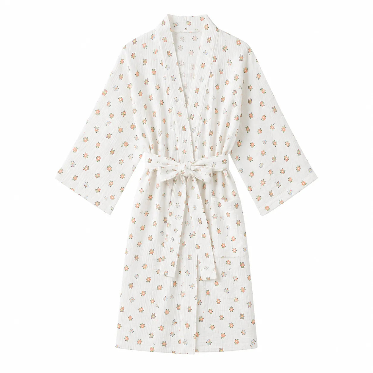 Peignoir Kimono à Motifs Stylé
