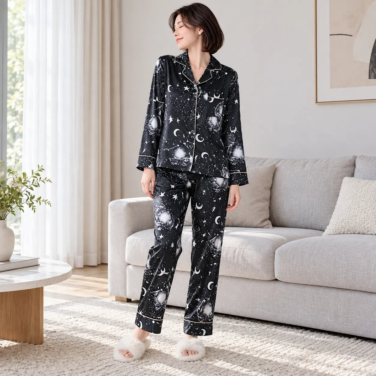 Pyjama Etoile Femme Léger