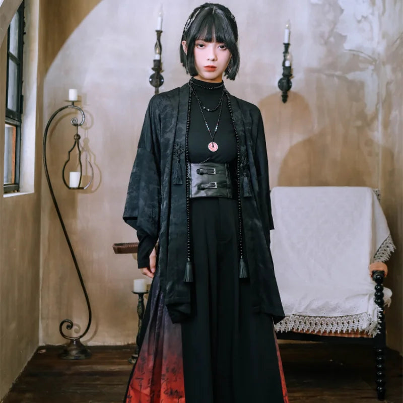 Robe Kimono Gothique stylé
