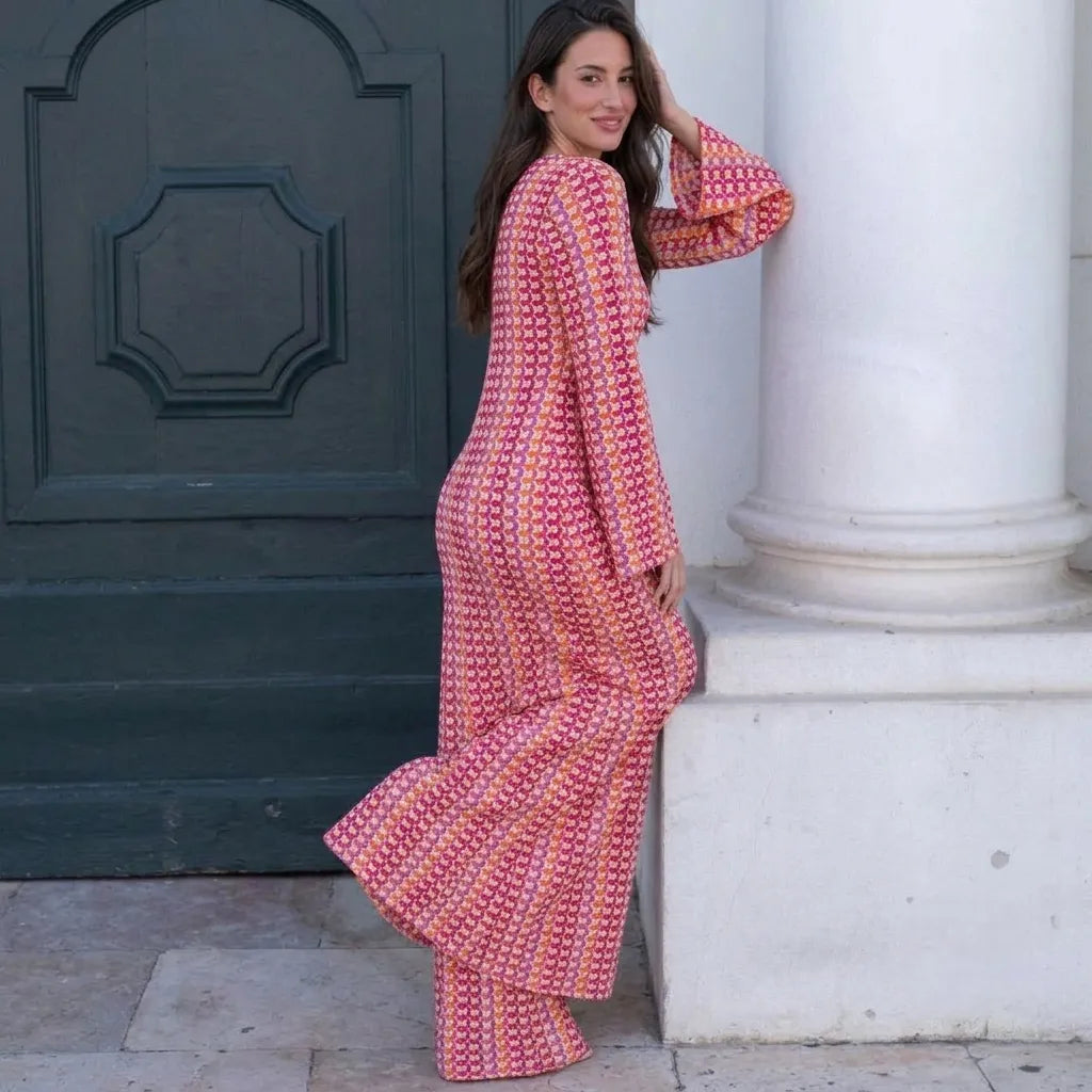 Robe Kimono Tricot Sexy Design