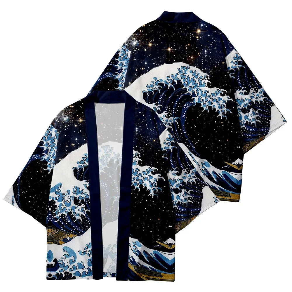 Kimono Homme Vague Noir