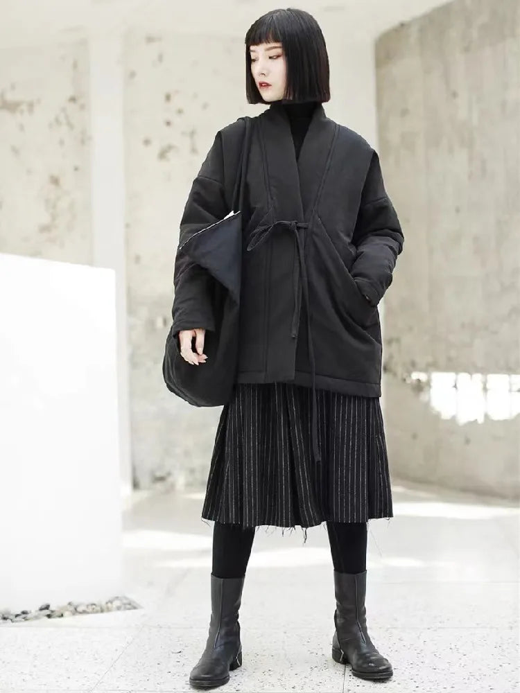 Manteau Kimono Vintage Épais Stylé