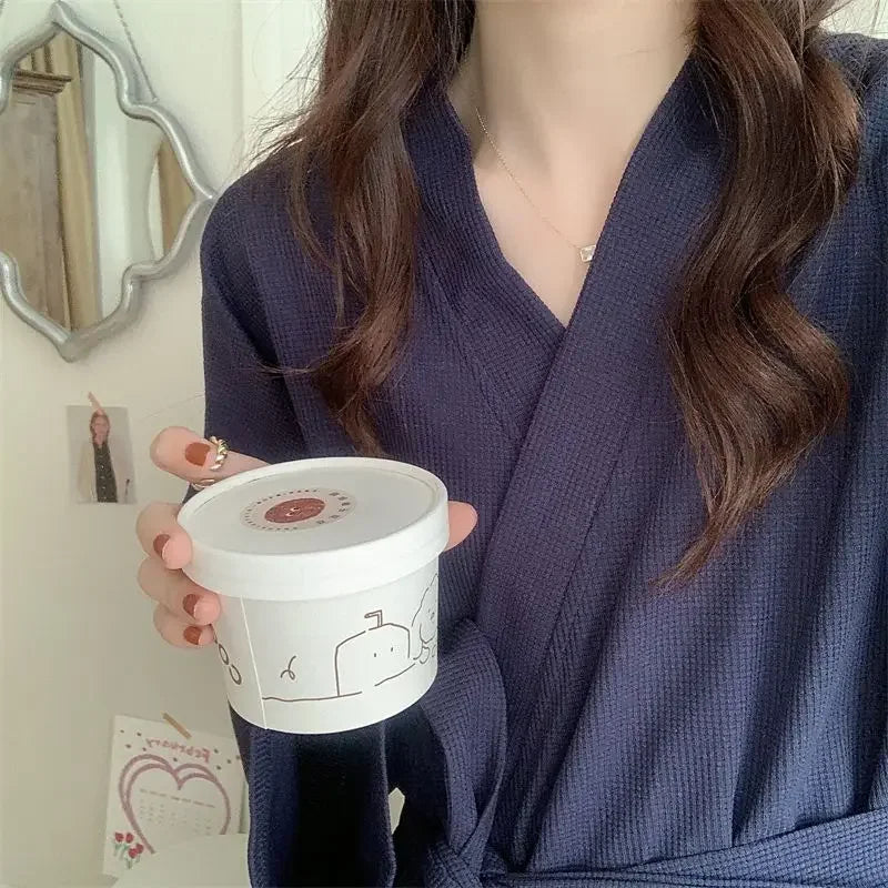 Peignoir Kimono Coupe Ample élégant