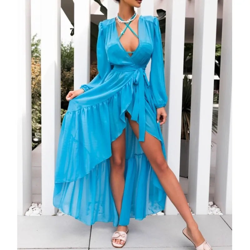 Robe Kimono Sexy en Mousseline légère

