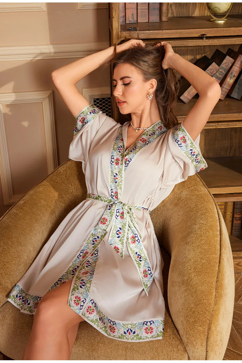 Peignoir Kimono Épuré Sexy