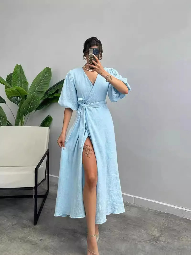 Robe Kimono Femme Classique Chic pour soirée

