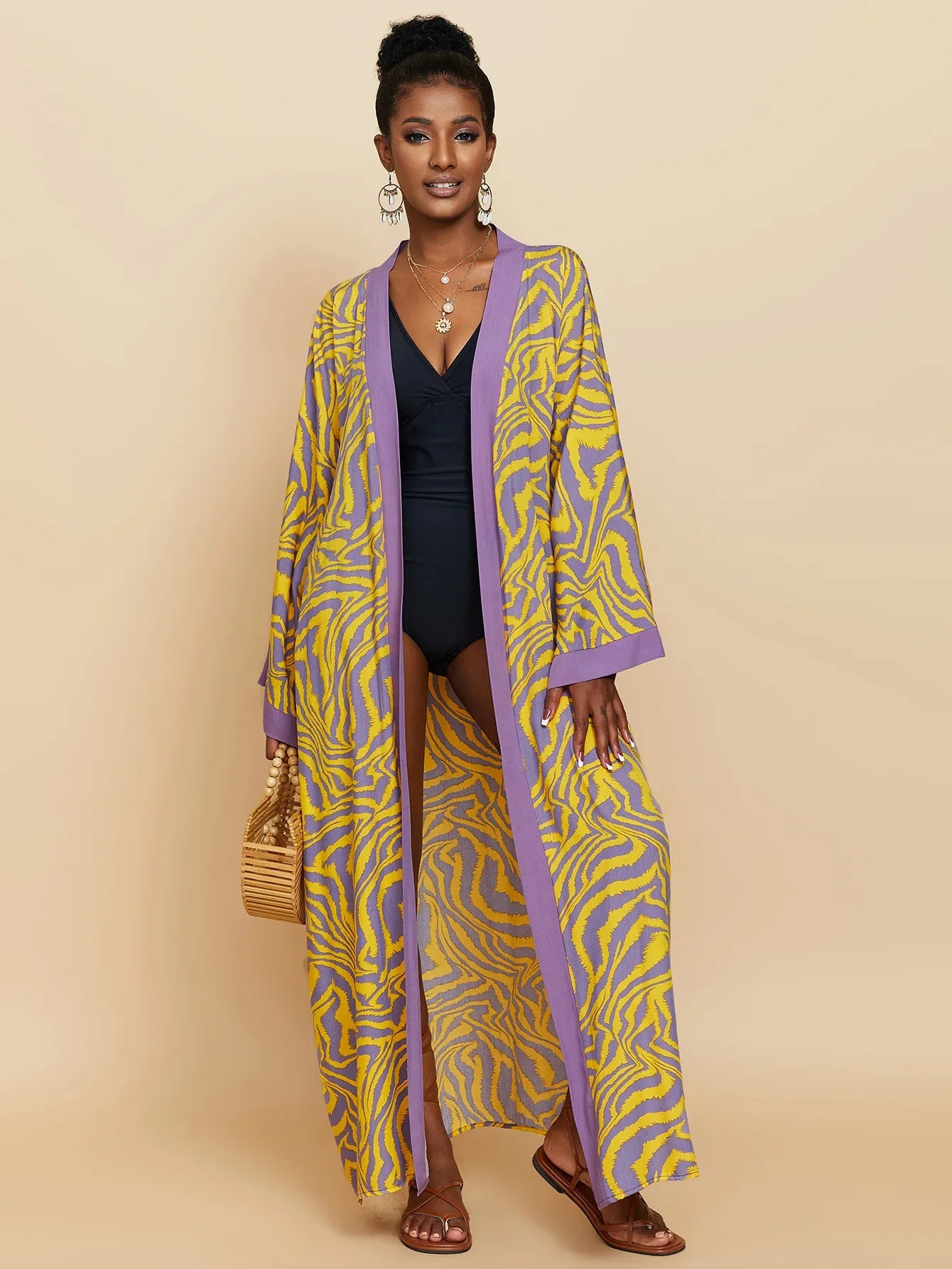 Kimono Femme en Pagne