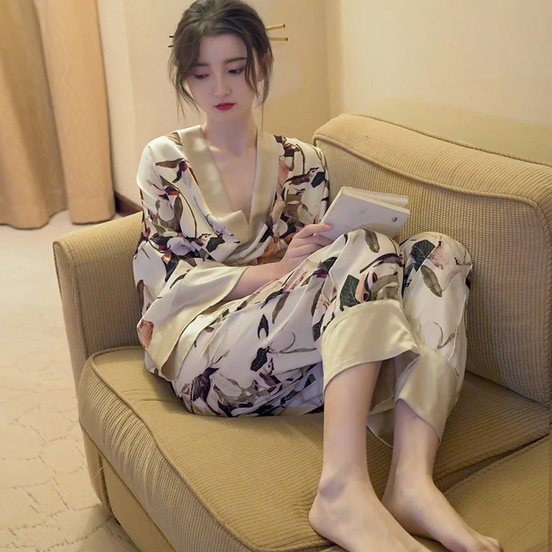 Pyjama Kimono élégant chic

