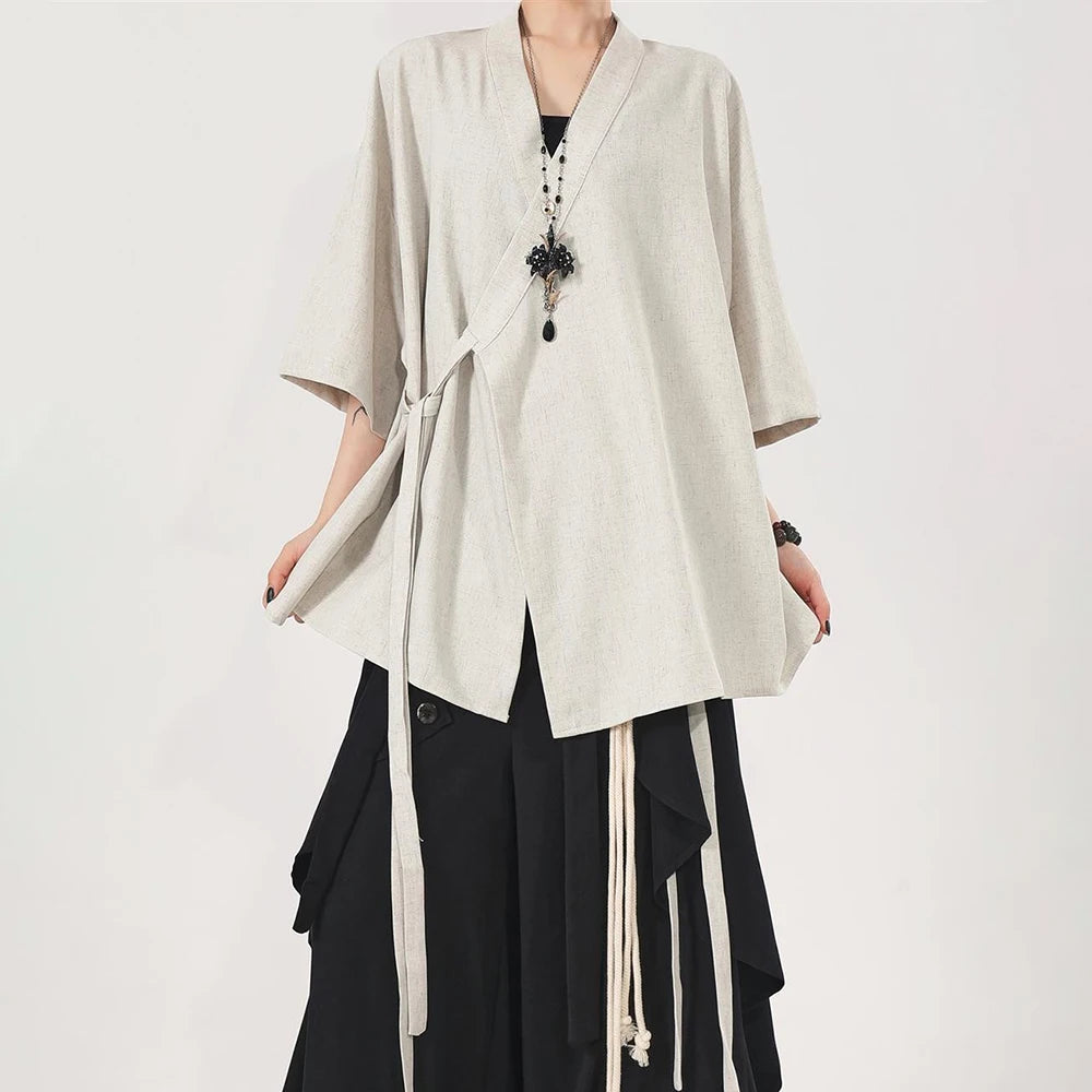 Veste Kimono Ample d’Été Design