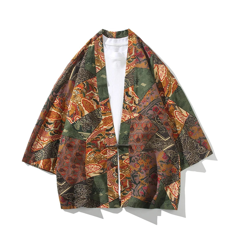 Veste Kimono Ethnique Devant