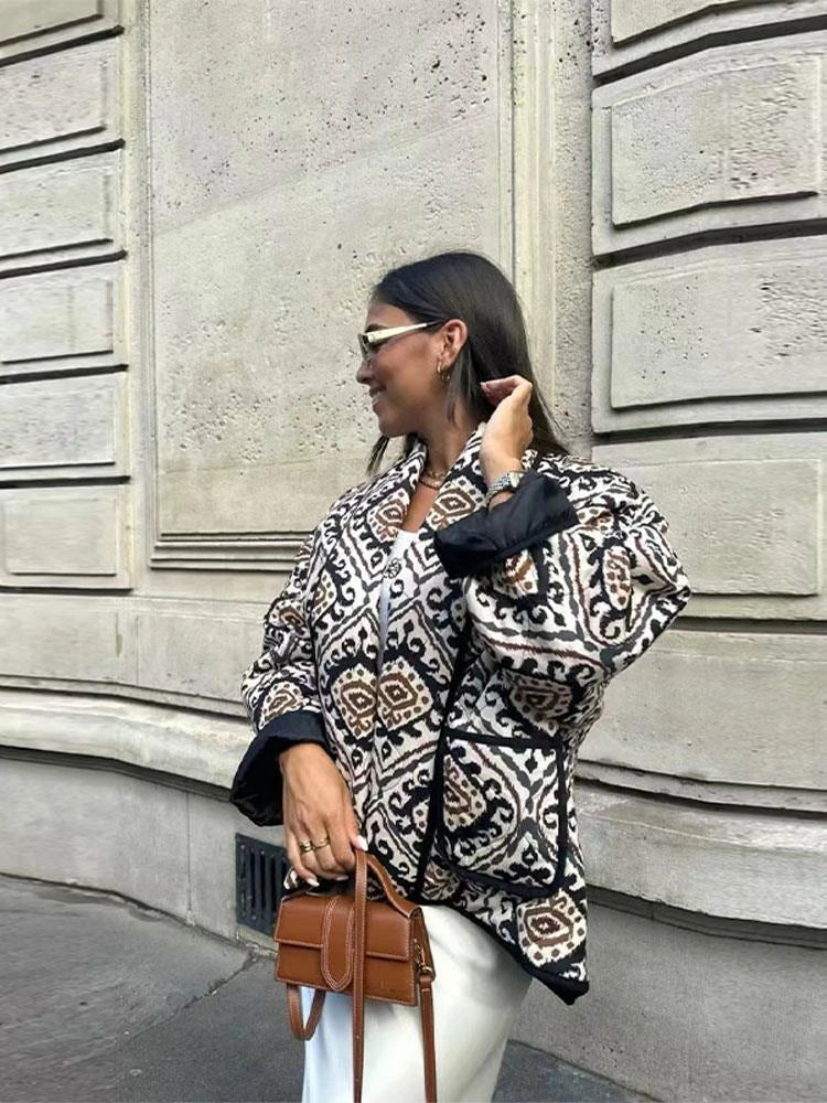Veste Kimono Matelassée Chic Stylée Élégant