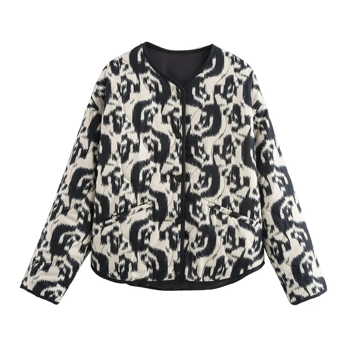Veste Kimono Noire Elégante Epaisse Stylé