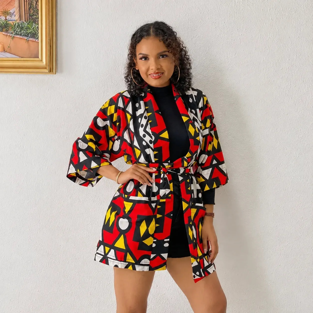 Veste Kimono Style Africain