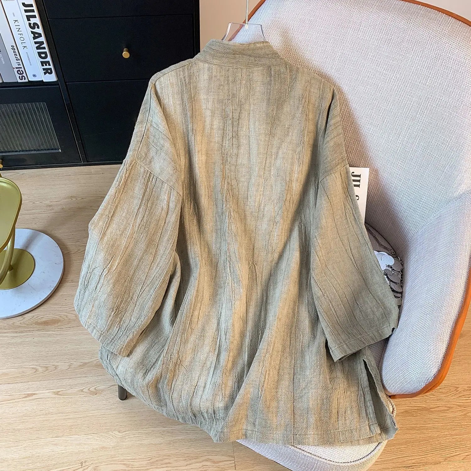 Veste Kimono Vintage Beige Design