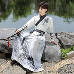 Costume Kimono Samourai Blanc