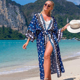 Kimono Femme Bleu Marine