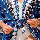 Kimono Femme Bleu Marine