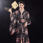 Kimono Japonais Femme Noir