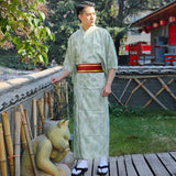 Kimono Japonais Homme Vert