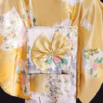 Kimono Japonais Jaune