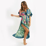 Kimono Long Fleuri Femme