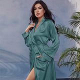 Kimono Satin Vert