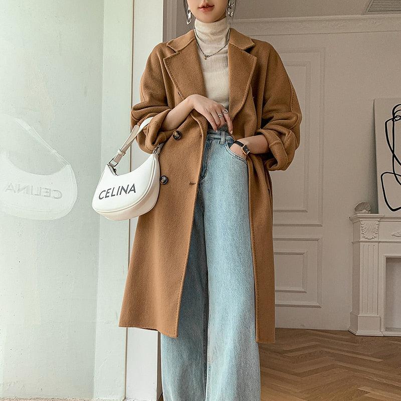 Manteau Chic et Chaud Femme Long
