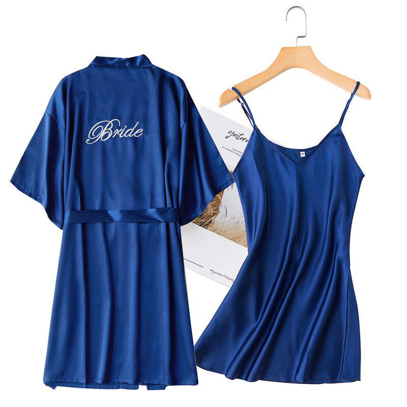 Nuisette Bleu Roi Ensemble