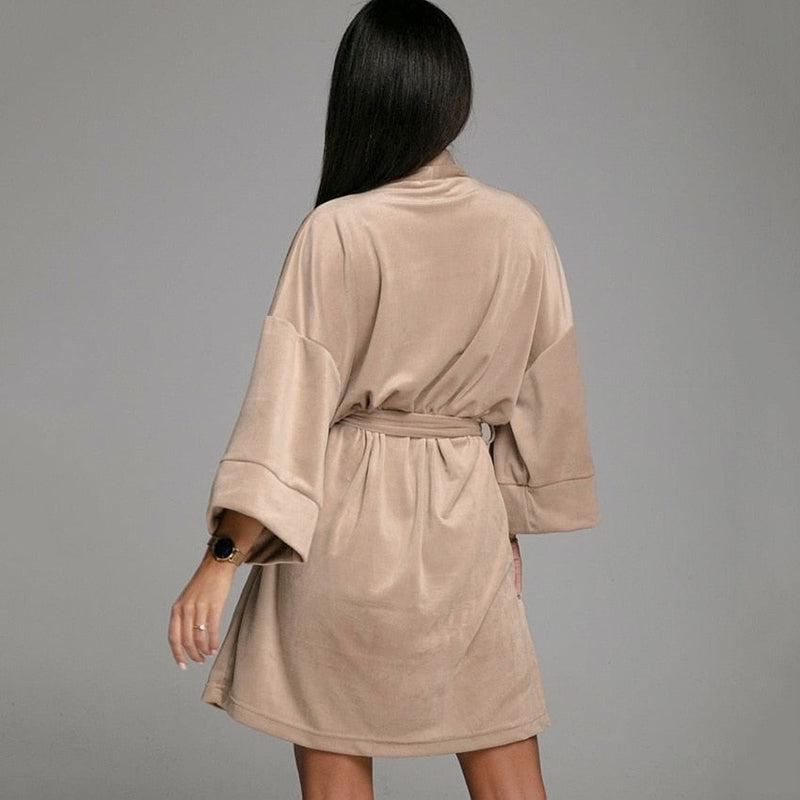 Peignoir Ample Femme Dos