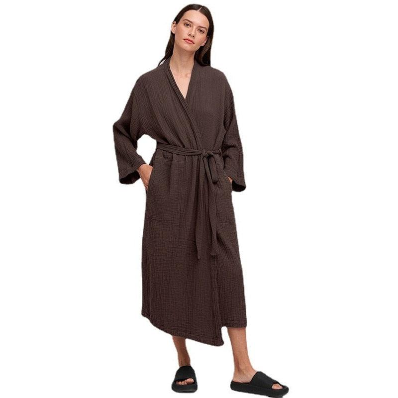 Peignoir Coton Léger Femme Stylé