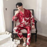 Kimono pyjama japonais homme rouge