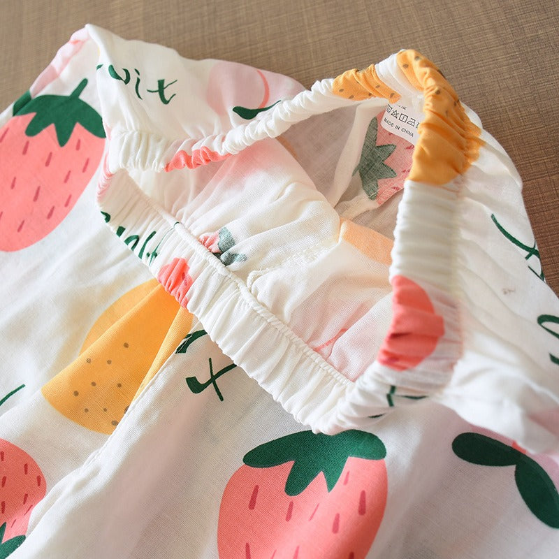 Pyjama Kimono Coton Pantalon