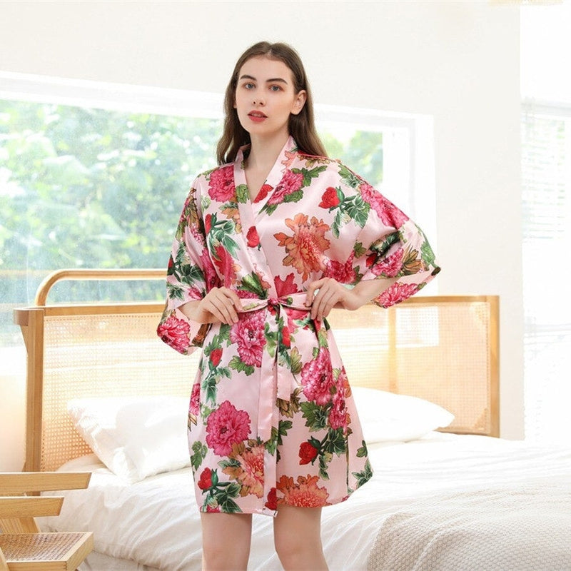 Robe de Chambre Femme Vintage Léger