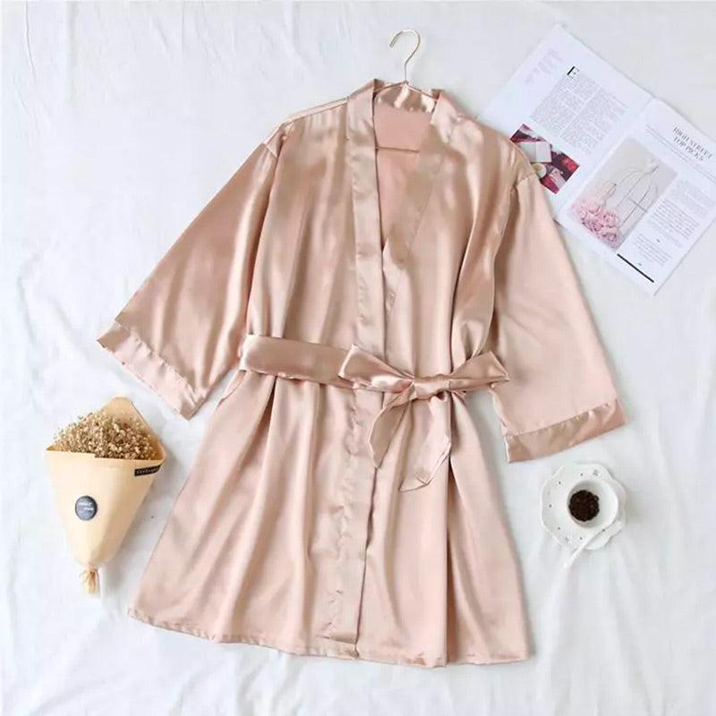 Robe de Nuit Kimono Beige