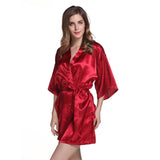 Veste Kimono Femme Rouge