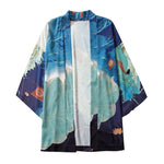 Veste Kimono Tigre Turquoise