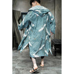 Veste Longue Kimono Turquoise
