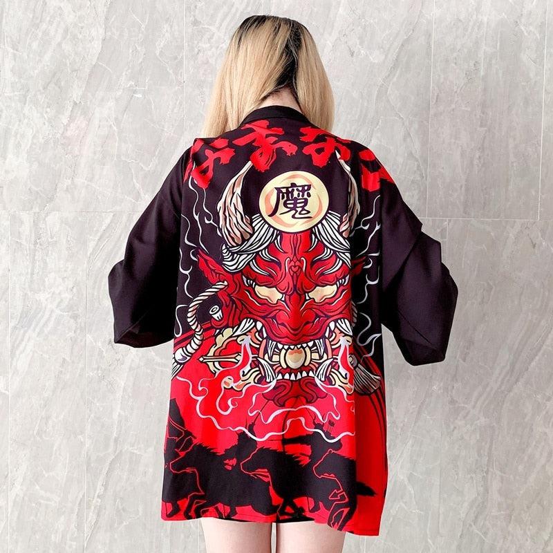 Veste Kimono Femme Oni