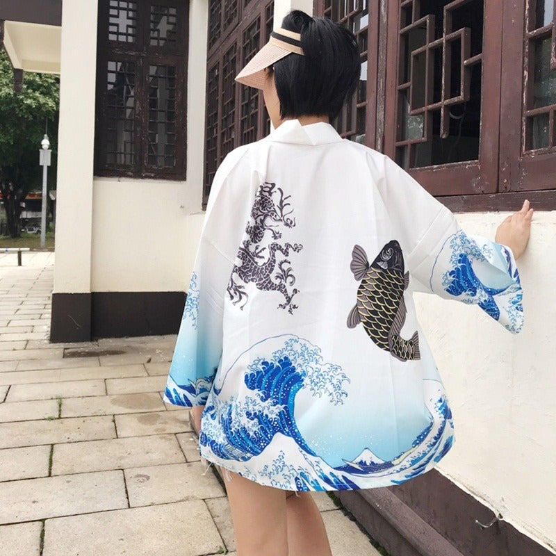 Veste Kimono Japonais Cascade Stylé