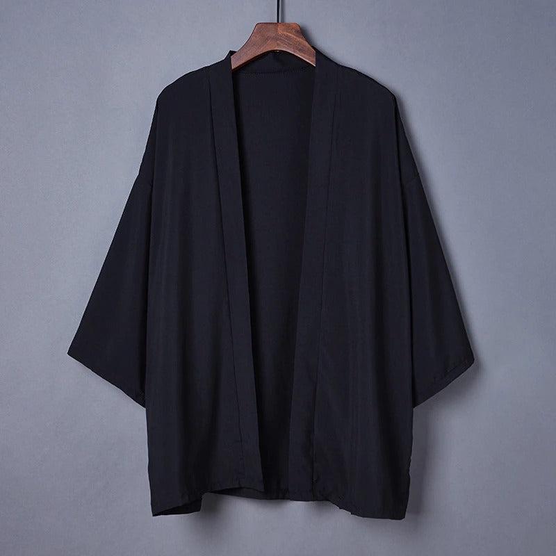 Veste Kimono Noir Design